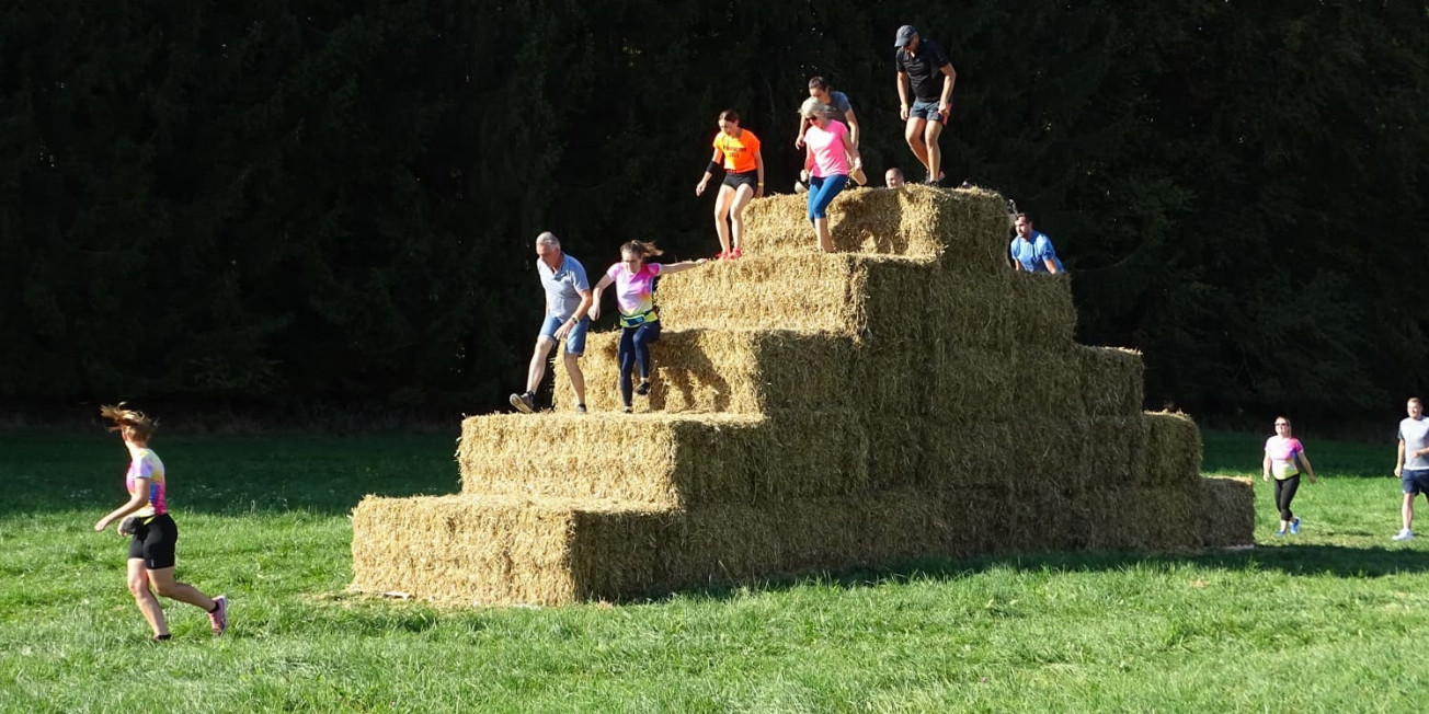 Strohballenlauf in Amstetten-Reutti